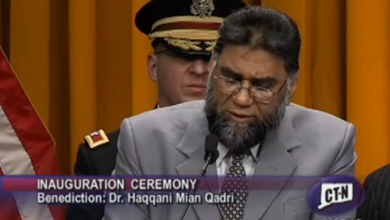 Dr Haqqani Mian Qadri’s speech at Inauguration ceremony of Governor Dan Malloy