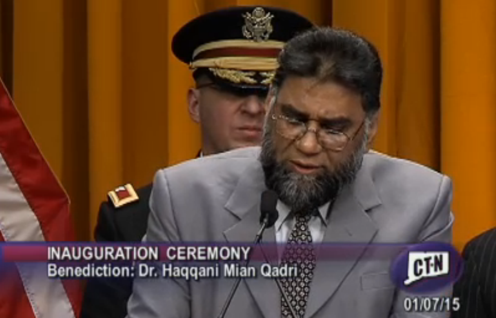 Dr Haqqani Mian Qadri’s speech at Inauguration ceremony of Governor Dan Malloy